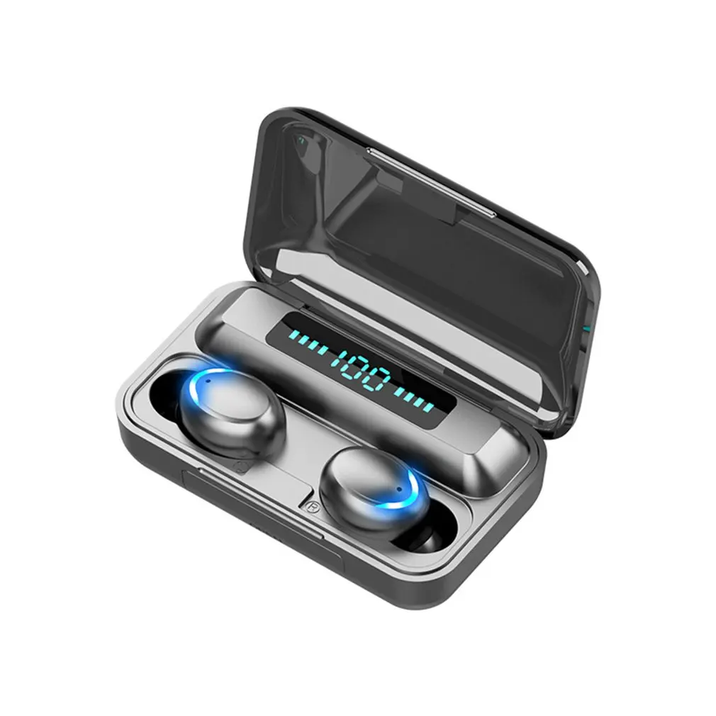 

Touch 5.0 Wireless Headset Noise Reduction Comfortable Earplugs Led Digital Display Intelligent Touch Box
