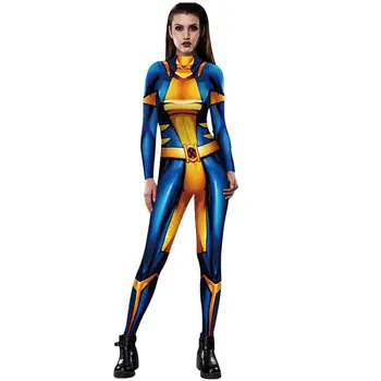 

PLstar Cosmos Women/girl 3D Print dc x-man surperhero Cosplay Costume Bodysuit Jumpsuits Halloween Christmas Fullbody Suit-6