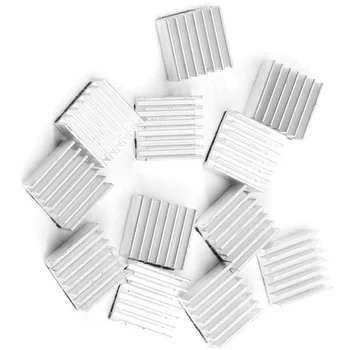 

50PCS 14X14X6mm Extruded Aluminum Heat Sink for Chip VGA RAM LED IC Electronic Cooling Heat Sink