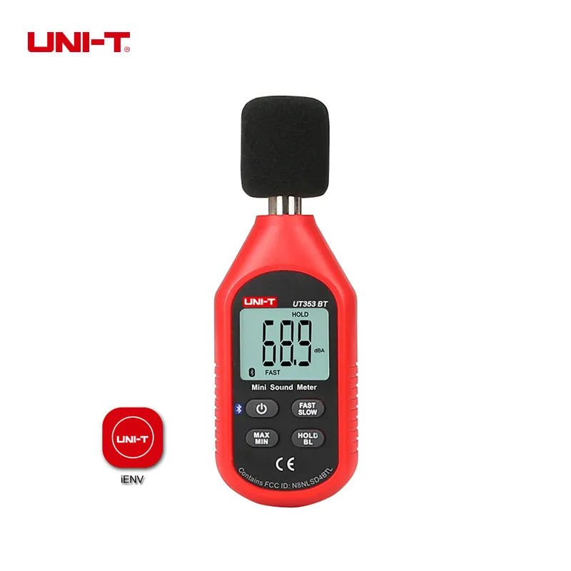 UNI T UT353BT измеритель уровня звука цифровой Bluetooth шума Тестер 30 130дб децибел