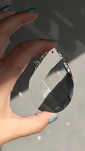 Chandelier-Lamp Hanging-Ornament Crystal-Prism-Pendant Glass Teardrop Faceted Diy Suncatcher