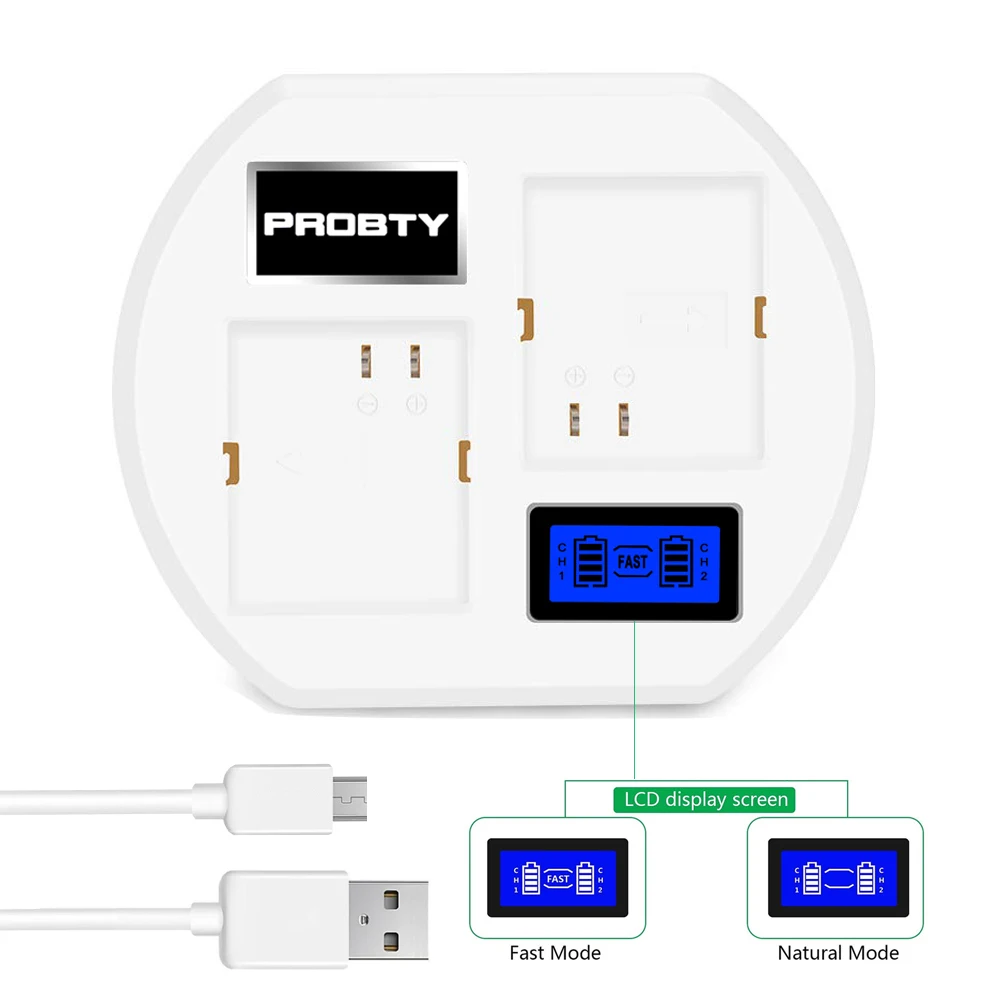 Adatto Per Arlo Security Light Arlo Pro Smart Home Camera Arlo Pro 2 Arlo Go Lcd Fast Dual Battery Charger