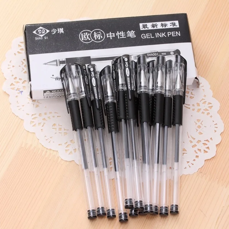 European Standard Gel Pen 0 5mm Bullet Water Pen Needle Office Supplies