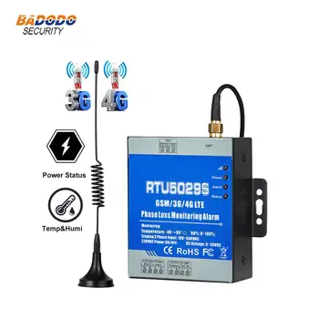 

GSM 3G 4G LTE Phase Loss Monitoring Alarm RTU5029S High-Low Voltage or Power Failure with SMS Alert temperature humidity monitor