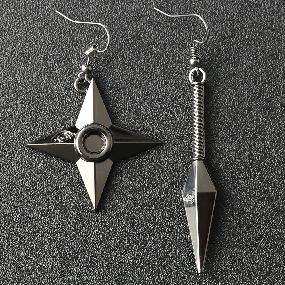 Naruto - Kunai and Shuriken Earrings