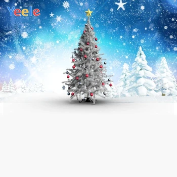 

Yeele Christmas Tree Winter Snow Forest Snowflake Backdrop Baby Portrait Photography Background For Photo Studio Photophone