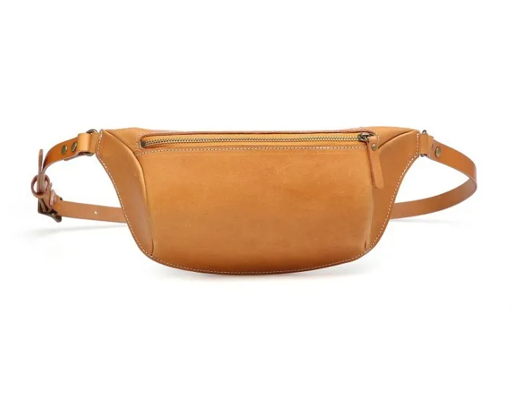 Натуральная кожа Повседневная сумочка на ремне поясная сумка для женщин ручной работы высокого качества