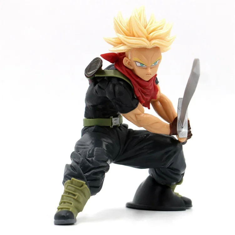 

Dragon Ball Super Heroes Trunks PVC Action Figures 150mm Dragon Ball Z Anime Future Trunks Diorama DBZ Figurine Toys