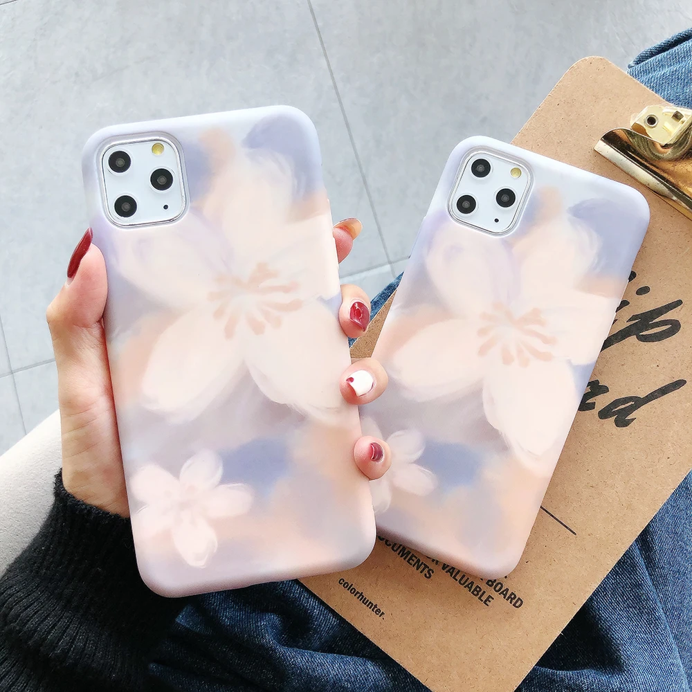 SUYACS роскошный Винтажный чехол для телефона с цветами iPhone 11 Pro Max XS MAX XR 6 6S X 7 8 Plus