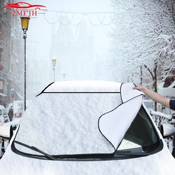 

Car Auto Magnetic Aluminum Film Sunshine Frost Snow Ice Protector Visor Sun Shade Fornt Rear Windshield Cover Block Shields