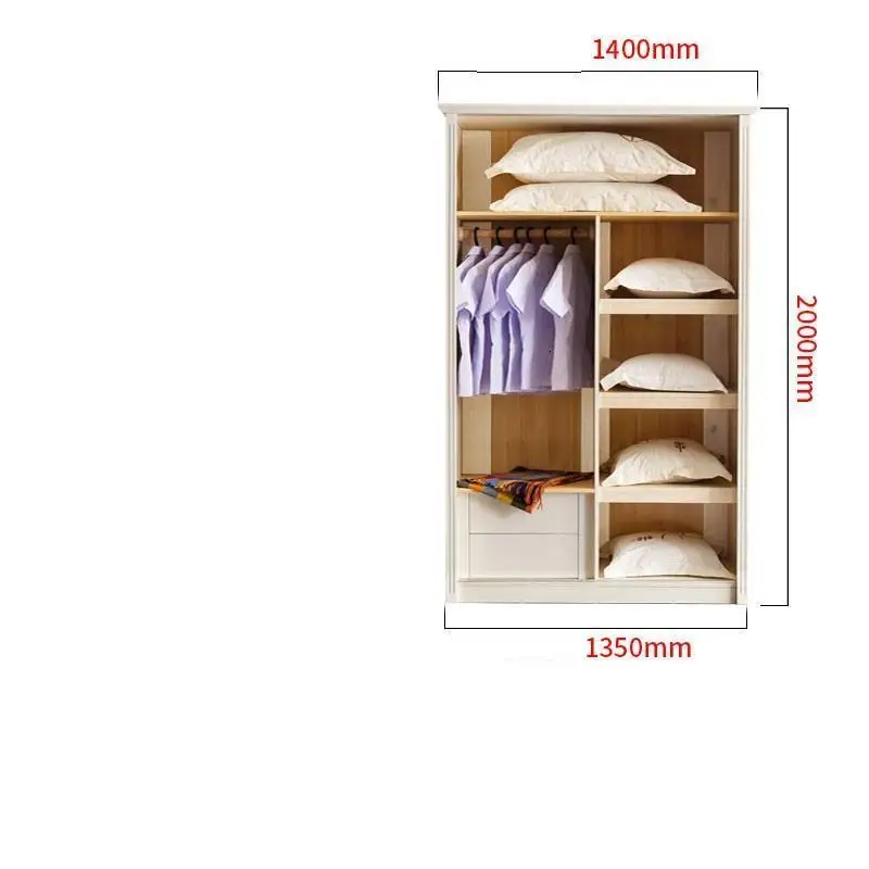 MODEL F Ropero Lemari хранение дома Garderobe Kast Meubel Chambre Giyim Armario Dormitorio шкаф мебель шкаф для спальни - Цвет: MODEL F