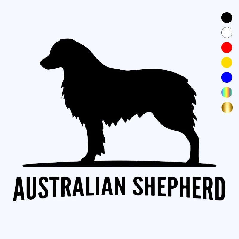 

CK3396# Various Sizes Australian Shepherd vinyl car sticker waterproof cool waterproof removable decal self-adhesive