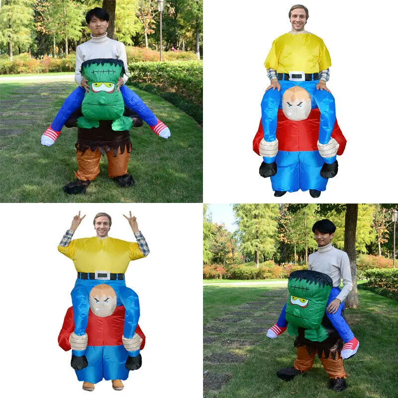 Waterproof Costume Scary Halloween Inflatable Blow Up Suit Party Cosplay Dress