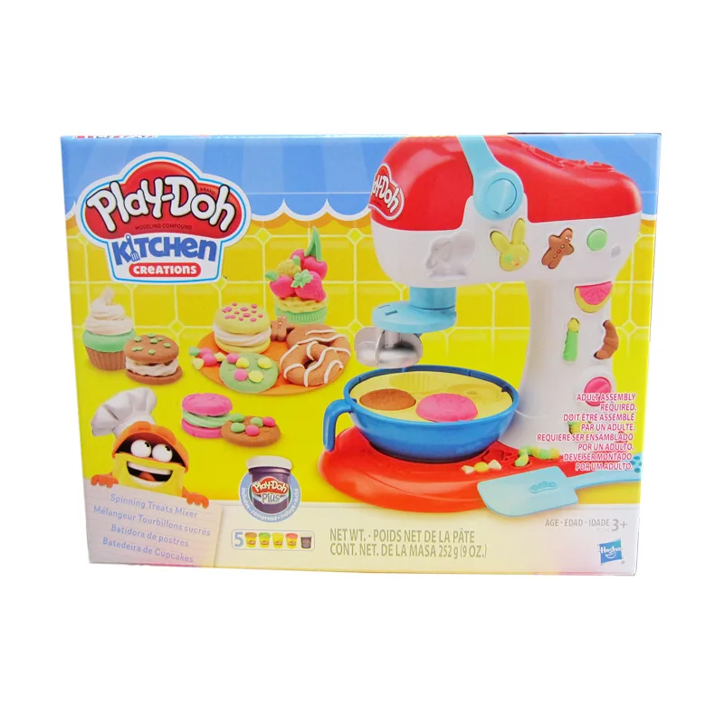 Play Doh Play-Doh цветная глиняная кухня Серии шаблон торт комбинация Пластилин для детей игрушки E0102