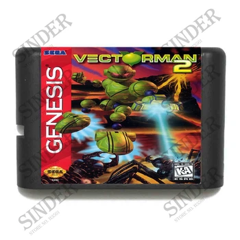 

Vectorman 2 16 bit MD Game Card For Sega Mega Drive For Genesis