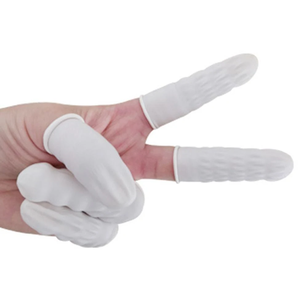 使い捨ての帯電防止ラテックス手袋 指を保護するためのゴム手袋 ネイルアート 消毒 O0v4 Eye Shadow Applicator Aliexpress