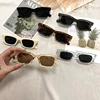 2022 New Women Rectangle Vintage Sunglasses Brand Designer Retro Points Sun Glasses Female Lady Eyeglass Cat Eye Driver Goggles ► Photo 2/6