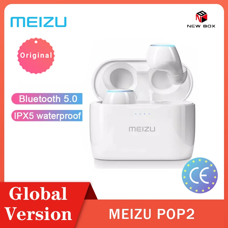 Наушники Meizu POP 2 Bluetooth 5 0 TW50S беспроводные наушники вкладыши IP5X спортивные