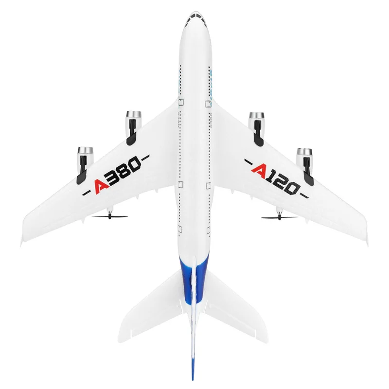 

Weili XK A120-Airbus A380 Three-Channel xiang zhen ji Push-Back Dual Power Gliding Airplane Model Toy