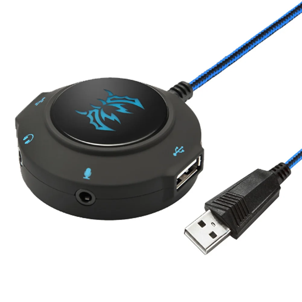Внешний конвертер USB звуковая карта концентратор стерео микрофон адаптер S2 4