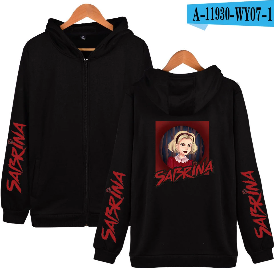 Sabrina 2D новая одежда с принтом горячая Распродажа толстовки на молнии с длинным рукавом женская и мужская повседневная K-pops одежда с капюшоном - Цвет: Picture color