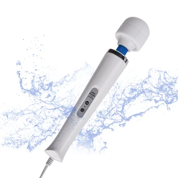 New 10 Speeds Magic Wand Massager Big Magic Wand Massage Stick AV Vibrators Sexy Clit Vibrator Sex Toys for Women European plug 6