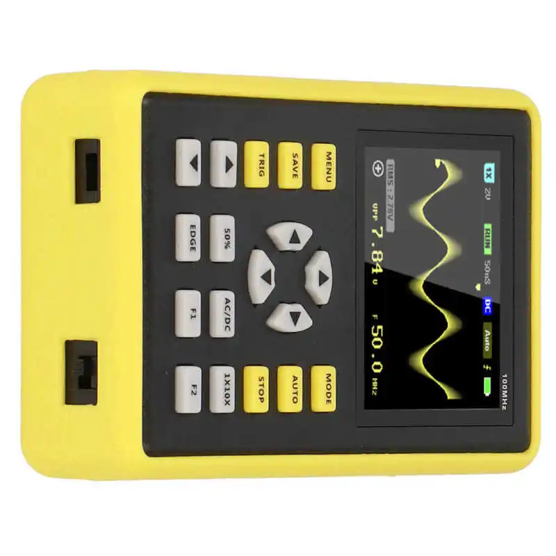 New Handheld Digital Oscilloscope 100MHz 500MS/s DSO 2.4 inch LCD Display 