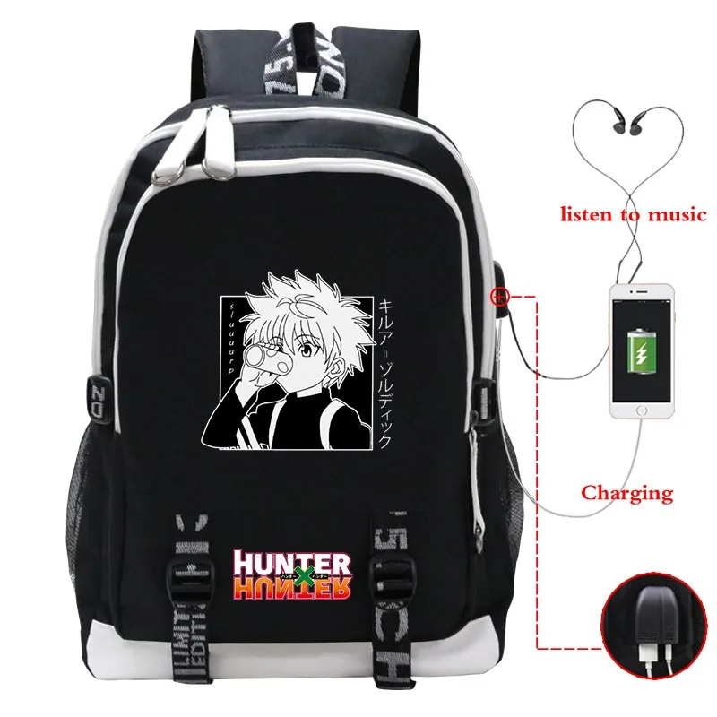 Школьные ранцы Hunter X в японском стиле для мальчиков и девочек дорожный большой