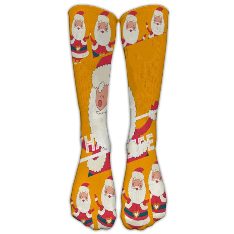 Длинные носки с героями мультфильмов, эластичные носки для Скейтборда для мужчин и женщин, милые рождественские чулки, повседневные носки для улицы, новинка - Цвет: N