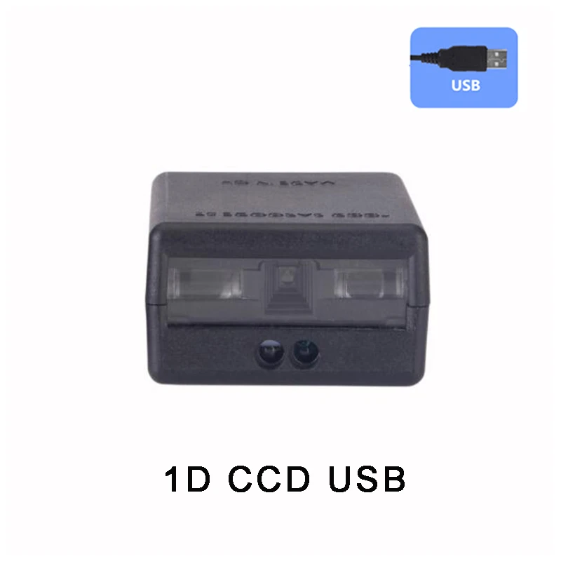 Сканер штрих-кода RS232 USB экран считыватель кодов 1D CCD 2D CMOS QR автоматический красный светильник сканеры штрих-кодов для POS системы Прямая поставка - Цвет: M3001DCCDUSB