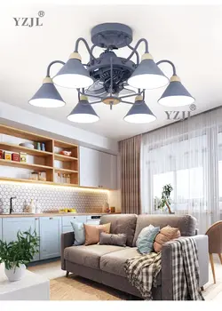 

Nordic ceiling fan lamp ceiling fan lamp dining room modern minimalist bedroom ion invisible electric lights fan