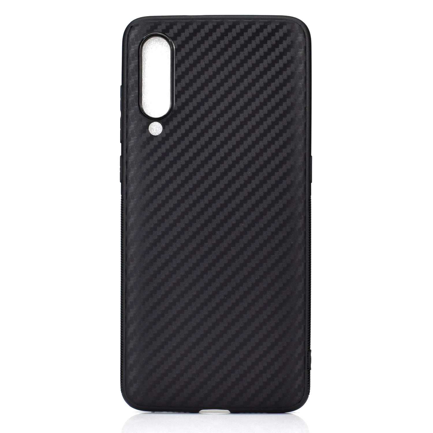 UPaitou Case For Xiaomi Mi CC9 CC9E 9T 9 SE Redmi K20 Pro Protective Case Karbon Carbon Sandstone Nylon Bumper Case Back Cover - Цвет: Black