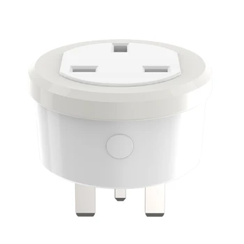 

WiFi UK Smart Plug Remote Control 2.4GHz One-key Connect Plug and Play for Smart Home AS99