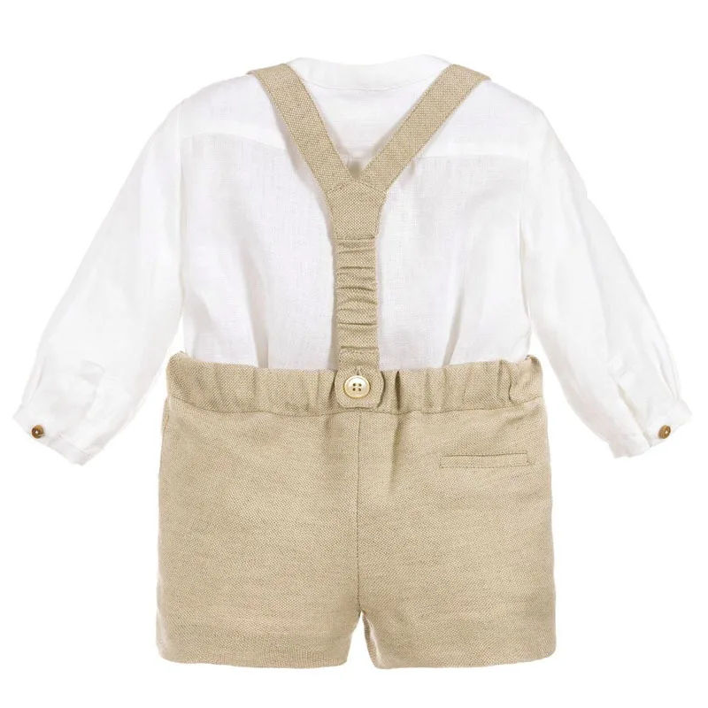 Г., Осенний Детский костюм хлопковая рубашка с длинными рукавами для маленьких мальчиков комплект одежды из двух предметов для маленьких мальчиков, одежда для маленьких мальчиков