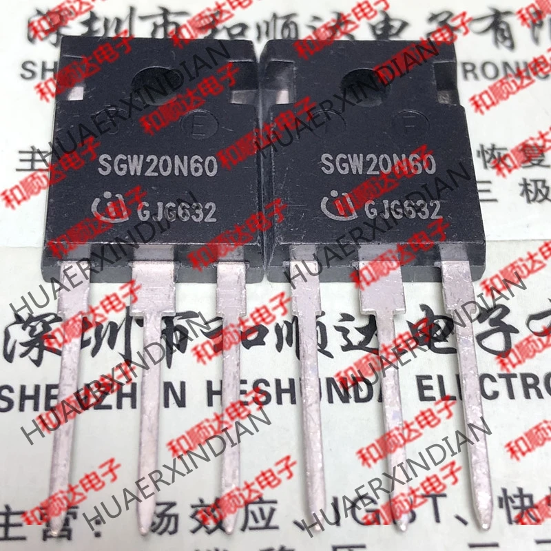 10PCS/LOT New and original SGW20N60 TO-247 600V 20A