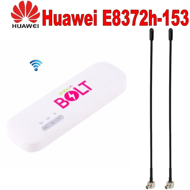 UnlockedHUAWEI E8372H 153 LTE Cat4 150 Мбит/с интерфейсом USB Wi Fi SIM ключ|Модемы| |