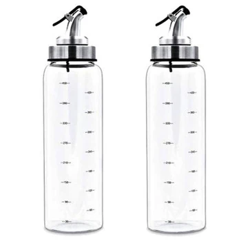 

High Foam Glass Oil Bottle Leakproof Oil Bottle Vinegar Soy Sauce Bottle 500Ml Vinegar Bottle Oil Tank Home Kitchen Appliances