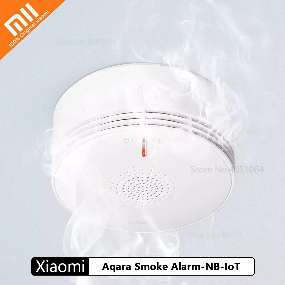 

Xiaomi Aqara NB-IoT Smoke Sensor Security APP Remote Alarm Sound & Light Reminder Real-time Monitor Security Alarm System