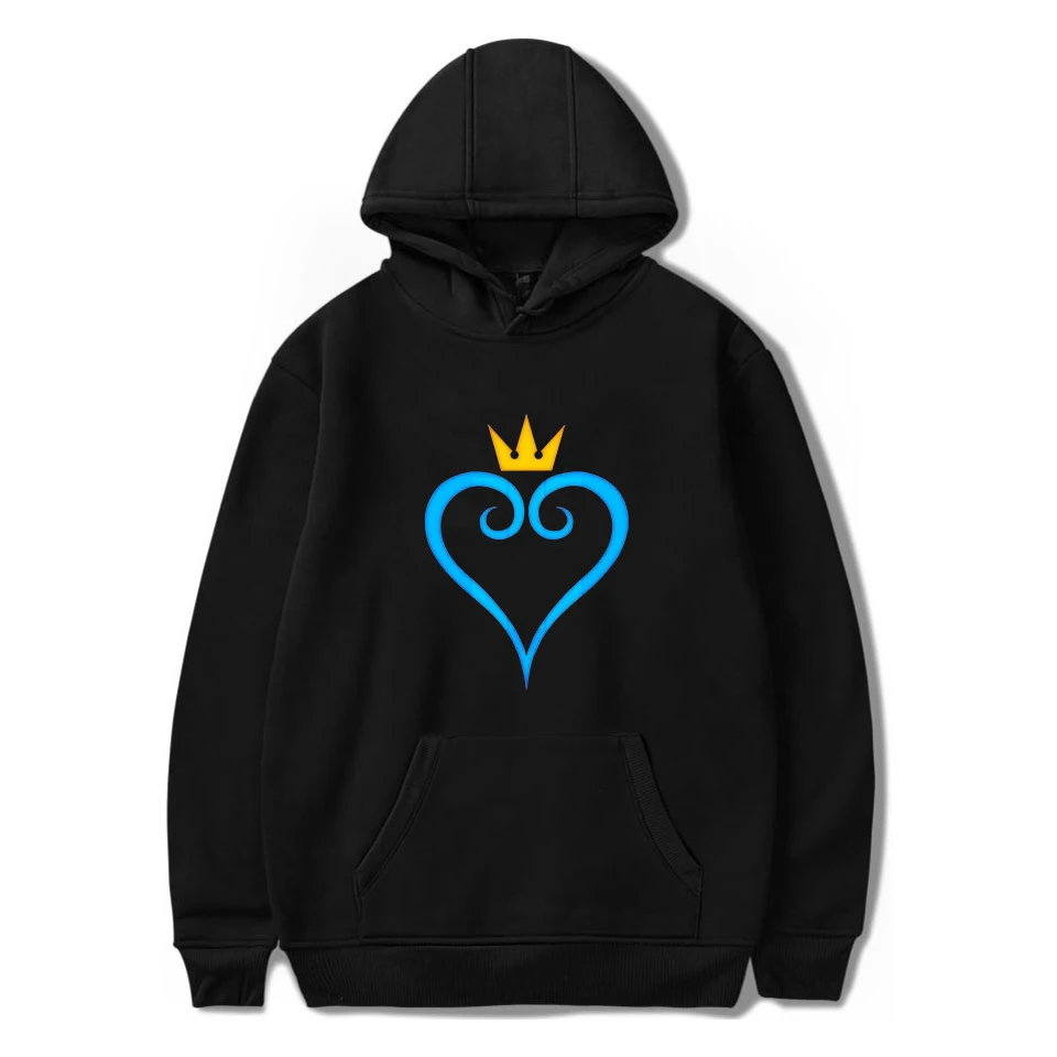 Повседневные топы kingdom hearts, толстовки для мужчин и женщин, Harajuku, толстовки, Осень-зима, с капюшоном, в стиле хип-хоп, толстовки kingdom hearts, пальто, 4XL