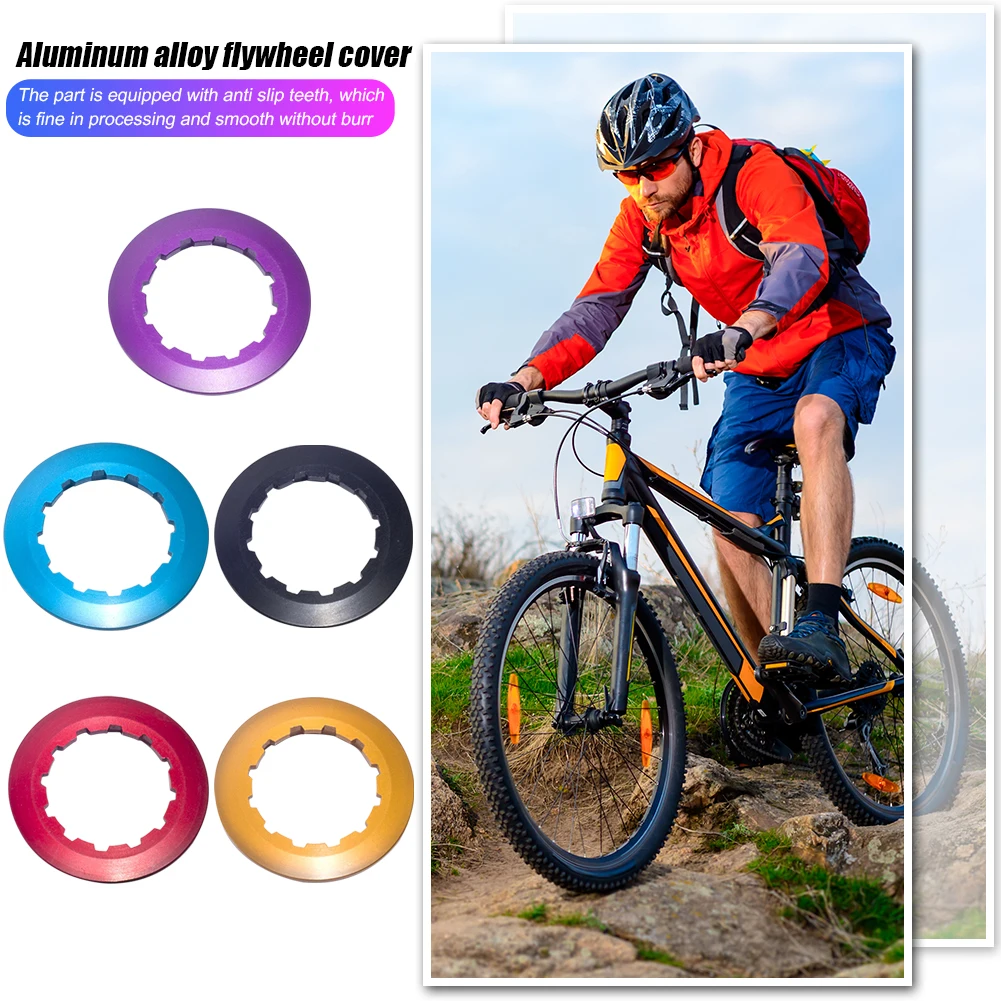 Bicycle Cassette Bicycle Parts Mountain Road Bike Cassette Lockring 7075 Aluminum Alloy Cassette Lock Ring 11T Centerlock Disc Brake Rotor