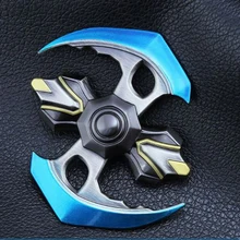 Новое Королевское оружие вокруг цинкового сплава для кончиков пальцев; снимает стресс рельефная игрушка вращающаяся Юла с гироскопом детская игрушка вращающийся гироскоп игрушечный щит