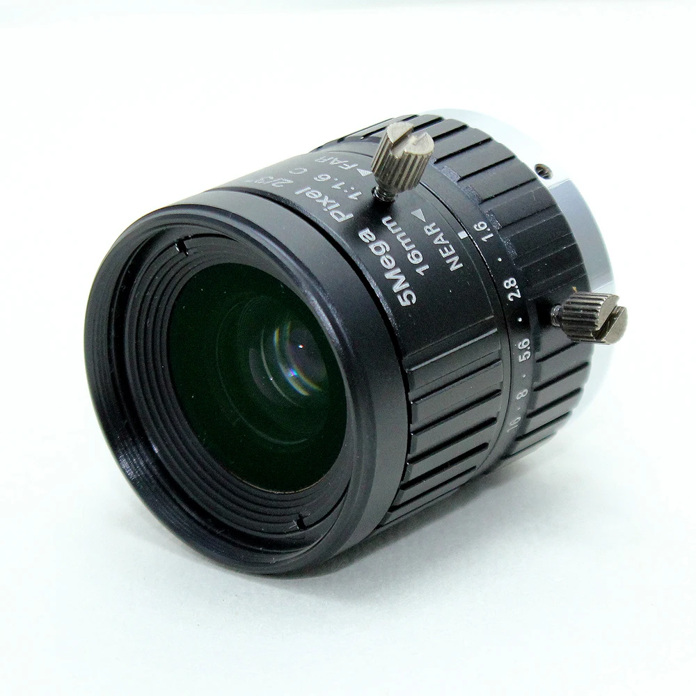 5MP 2/3 &quot12 мм Объектив C Mount lens Professional Low Distortion F1.6 CCTV Lens Industrial линзы машинного зрения