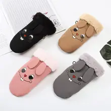 Детские Мультяшные перчатки для мальчиков и девочек, зимние ветрозащитные водонепроницаемые лыжные перчатки CORB