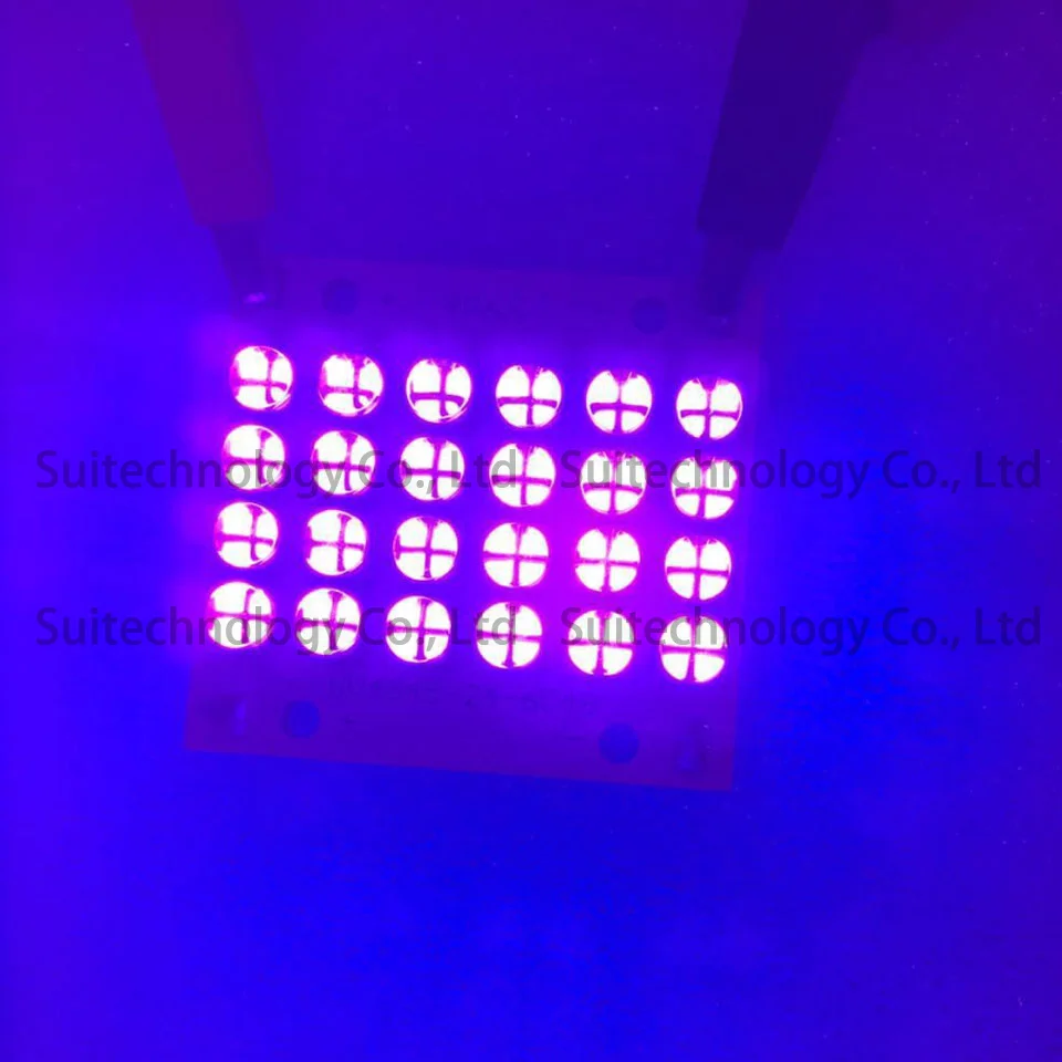 240W Вт Светодиодный УФ модуль светодиодный шарик COB Медь база УФ затвердевающий 3D печать 365nm 385nm 395nm 405nm принтер отверждения