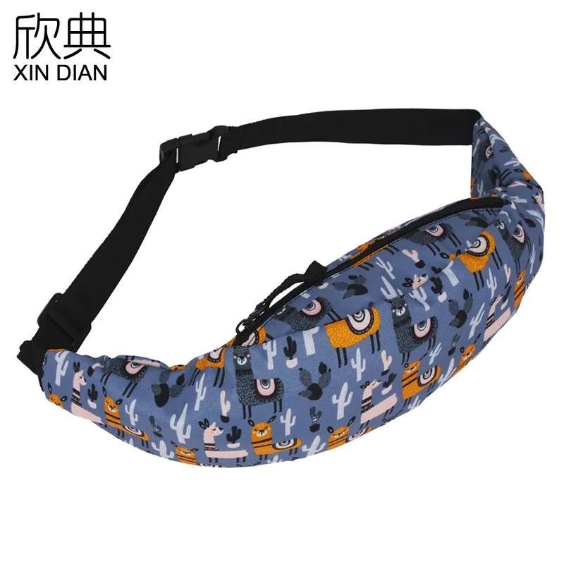 

Sac Banane New Cross-border Outdoor Sports Wallet Alpaca Patterns Multifunctional Mobile Bag For Running And Fitness Travel