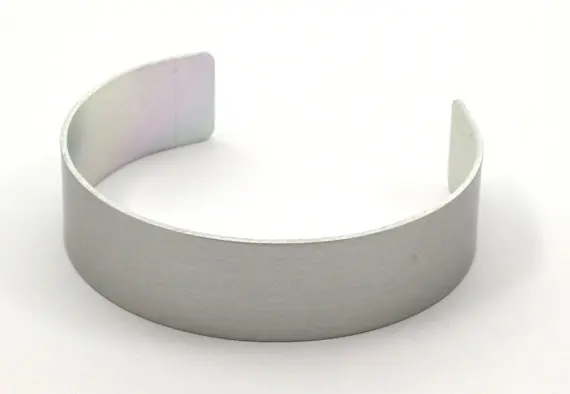

connector, 2Pc Aluminum Cuff Bracelet Blank Bangle size (15 Mm) Al 0085