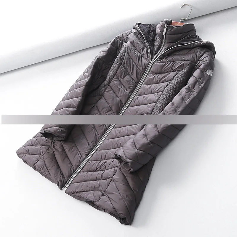 

Z2258 Autumn And Winter New Products Open Wire Quilted Simple Versatile Slim Fit Hooded Cotton-padded Clothes Cotton Coat Women'