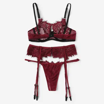 

Hot Erotic Porno Sexy Lingerie Women Sexy Underwear Langerie Micro Bikini Transparent Babydoll Lace Bra Panty Set Lenceria Mujer