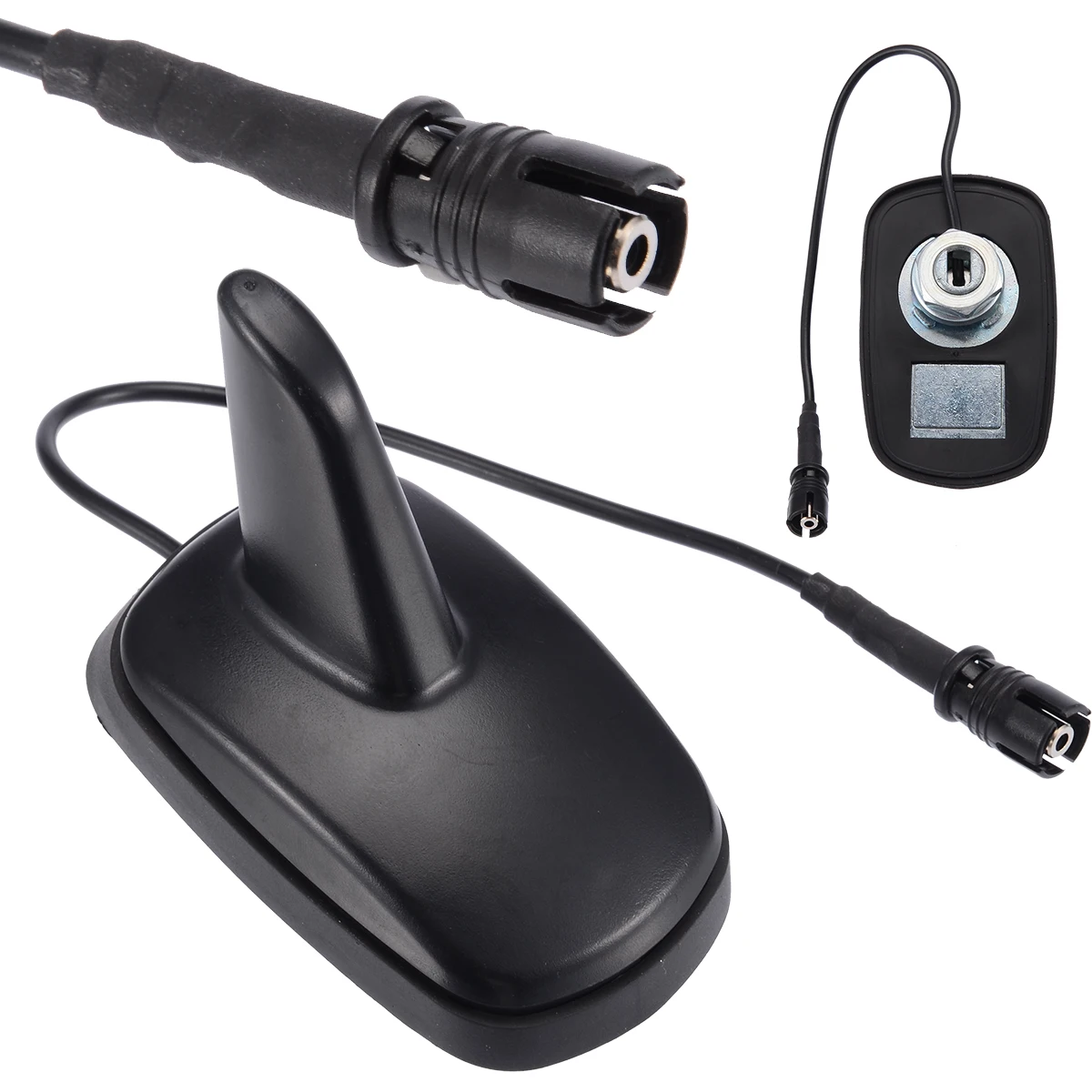 For VW MK4 Golf Jetta Passat B5 B5.5 Polo Beetle 1pc Single Plug Version Shark Fin Antenna Professional AM/FM Antenna Aerial