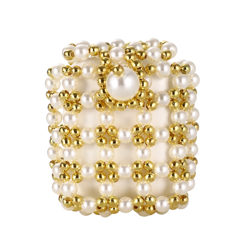 Handmade Shiny Pearl Cover For Airpods 1 2 Bag Case Girly Wireless Bluetooth Earphone Cover For Airpods 1 2 Heatset Charging Box (1)